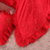 全棉贡缎刺绣立体婚庆四件套 精梳棉 纯棉 奢华床品 中国风(大红)第5张高清大图