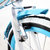 菲利普折叠车自行车7速禧玛诺变速20寸轻便减震女学生城市代步车WG2006-S(蓝色)第3张高清大图