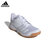 Adidas阿迪达斯春季新款羽毛球鞋男休闲运动鞋女轻便透气减震软底跑步鞋D97697(D97697白色 37.5)第4张高清大图