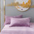 善纯高密加厚婴儿绒中国风刺绣四件套 紫色1.5-1.8米床单款 高密加厚 舒适保暖第4张高清大图