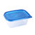 塑料食品蛋糕饼干点心包装盒A878曲奇糕点水果一次性盒子饭盒lq0062（三个装）(粉色 208ml)第5张高清大图