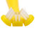 MDB儿童牙刷牙膏套装(黄色三面牙刷+无氟25g*1) 软毛婴儿宝宝牙刷第4张高清大图