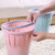 雅高家用无盖压圈塑料干湿分类垃圾桶PPYG-Q128 国美超市甄选第3张高清大图