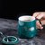 创意陶瓷杯 马克杯 咖啡杯水杯带盖勺子礼盒套装定制礼品广告LOGOkb6(亚白water+瓷盖+专属勺)第5张高清大图