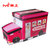 米上 大号公交车收纳凳 储物凳箱折叠凳箱 儿童玩具收纳箱整理箱 儿童收纳箱(红色Mini Car )第3张高清大图