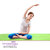 爱玛莎 瑜伽垫 健身垫 NBR瑜伽毯 加长加宽环保无味 双色瑜伽垫IM-YJ04(绿红色)第2张高清大图