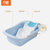 日康婴儿浴盆洗澡盆0-6岁蓝色RK-3627 带浴床坐躺两用第6张高清大图