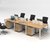 利尚 钢木办公桌条形桌会议桌(YLD-126)第5张高清大图