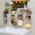 创简坊（CJIANFF）创意数字9塑料肥皂盒 吸盘肥皂架吸壁式香皂盒 浴室卫生间置物(8字粉色)第3张高清大图