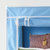 溢彩年华多功能大容量加厚布衣柜 卷帘衣橱收纳柜 防尘防潮衣柜 蓝色第3张高清大图