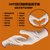 防切割HPPE针织手套五级防割手套食品级防割耐磨手套白色(白色)第2张高清大图