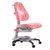 康朴乐 台湾 电脑椅 家用 休闲椅转椅 学生椅 牛津 椅子(粉红花 1)第3张高清大图