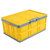 车载折叠收纳箱储物箱 家用车载多功能后备箱车用置物箱整理箱(芒果黄（30L） 版本)第5张高清大图