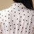 伊甸基因新款韩版女装邻家甜美波点雪纺森林系中袖连衣裙(米白色 M)第4张高清大图