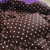 闺之恋家纺 纯棉活性波点四件套 波点双拼四件套 床笠款 适用于1.8米床(咖啡深紫 1.8米被套款)第2张高清大图