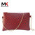 莫尔克（MERKEL）新款链条单肩时尚小包斜挎包零钱包手机包休闲包(枚红色)第3张高清大图