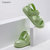 CaldiceKris（中国CK）马卡龙色防滑两穿女拖鞋凉鞋CK-TX1155(绿色 36)第3张高清大图
