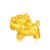 周大福喜狮系列 吉祥醒狮转运珠足金黄金吊坠R21441第2张高清大图