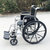 圣光SG-LY-00101618老人残疾人轮椅 免充气 加厚钢管折叠便捷第2张高清大图