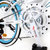 菲利普折叠车自行车7速禧玛诺变速20寸轻便减震女学生城市代步车WG2006-S(蓝色)第5张高清大图