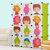 索尔诺宝宝衣柜儿童收纳柜婴儿储物柜整理塑料卡通组装衣物收纳箱(粉色 12门8格2挂 M120802)第4张高清大图