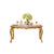 欧式餐桌椅组合大理石长方形实木小户型吃饭桌子6人歺桌(实木大理石1.5米一桌六椅)第4张高清大图