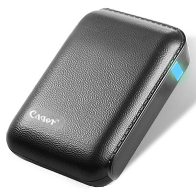 卡格尔（Cager）B15智能移动电源双USB充电宝（黑色）（7200毫安）