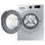 三星（SAMSUNG) WW80J6210DS/SC 8公斤 滚筒泡泡净变频洗衣机（银色）第3张高清大图