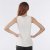 梦奴娅 2013女装夏季新款 圆领韩版修身无袖女式t恤MNY130223(白色 S)第2张高清大图