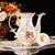 咖啡杯欧式茶具套装 英式下午茶骨瓷套装 陶瓷咖啡具套装雕刻玫瑰礼盒包装(默认)第4张高清大图