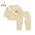 棉果果新生婴儿家居服两件套纯棉和尚服裤子套装(粉色 73)第4张高清大图