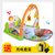 婴儿游戏毯玩具健身架带充电套装脚踏钢琴宝宝爬行垫第2张高清大图