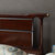 恒兴达 新中式简约艺术型实木床1.8米现代主卧室1.5米橡胶木婚床成套家具(1.5*2米紫檀色 单床)第4张高清大图