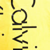 卡文克莱Calvin Klein男式半袖t恤 CK时尚休闲短袖纯棉T恤90792(黄色 L)