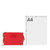 Valentino女士红色带链条单肩包 UW2P0T48-RQR-JU5红色 时尚百搭第2张高清大图