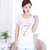 娇维安 夏季韩版女装体恤衫 镶钻数字图案圆领短袖t恤女(白色 均码)第2张高清大图