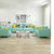 一米色彩沙发 布艺沙发 北欧中小户型 简约 休闲 现代 客厅 组合可拆洗 布沙发(浅蓝色 小三人位不含脚踏)第3张高清大图