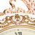 汉时欧式客厅轻奢装饰双面钟实木静音挂钟创意时尚石英钟表 HDS21(白色大号)第7张高清大图