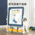 儿童书架绘本架宝宝玩具收纳架婴儿家用简易置物架塑料柜子整理架(飞碟书架+画板+收纳盒（维尔粉） 默认版本)第4张高清大图