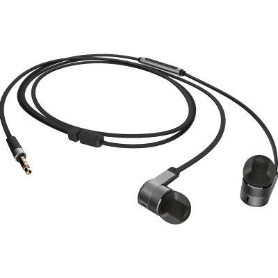华为（HUAWEI）原装耳机 三键线控 防缠绕 重低音 高保真立体声 入耳式耳机 贝斯耳机(苍穹灰)
