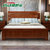 健舒宝 床 高箱储物床卧室双人大床1.8米1.5米现代中式 木床 婚床(1.5M*2M 框架床)第2张高清大图