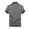 格斯帝尼（GESSDIMER）夏装新款 休闲男士短袖T恤 POLO衫13520(咖啡 S)