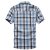 2013新款拼色新 装男士格子衬衫短袖新款平铺 G17-377(红格 M)第3张高清大图