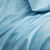 LOVO洛克菲床品四件套（浅蓝色）200*230cm 温馨马卡龙色第3张高清大图