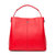海谜璃(HMILY)新款女包 头层牛皮女士手提包水桶包时尚甜美蝴蝶结单肩包斜挎包H6965(红色)第4张高清大图