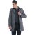 DANUO狄亚诺专柜正品 商务休闲春装男士单排扣时尚风衣(灰色-20 180)第2张高清大图