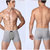 英国卫裤十二代男VK生理保健卫裤男士青年平角裤(灰色 XL)第5张高清大图