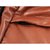 诠渡良品81500韩版男士休闲外套PU皮连帽羽绒服（棕色）（XL）第3张高清大图