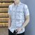 夏季男装短袖休闲商务男士衬衫1000-234(白色 2XL)第2张高清大图