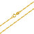 天鑫洋 AU750 18K金项链 水波纹项链 红黄白彩色 四色可选 项链长度仅供参考 手工测量 有细微误差第4张高清大图